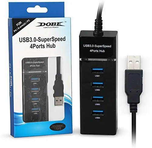 DOBE 4-Порты и разъёмы 3,0 концентратор расширитель USB 3,0 концентратор высокой Скорость мульти Порты usb разветвитель для PS4 PS4 Pro PS4 тонкий Xbox ONE Xbox One S PC