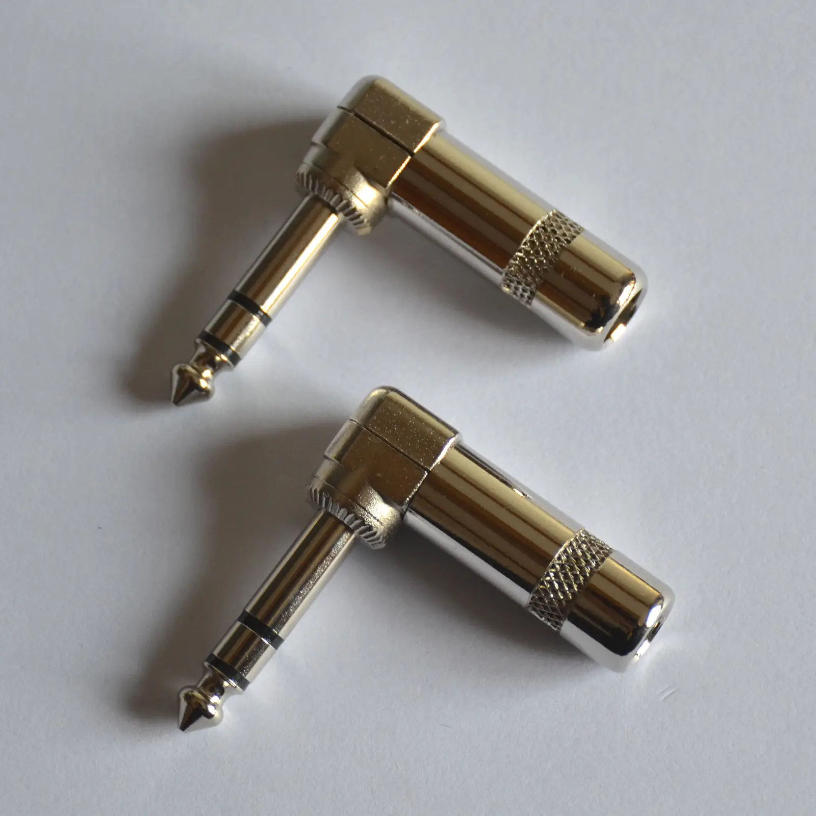 2x1/4 &quotТРС под прямым углом стерео телефонный разъем 6 3 мм JACK| |