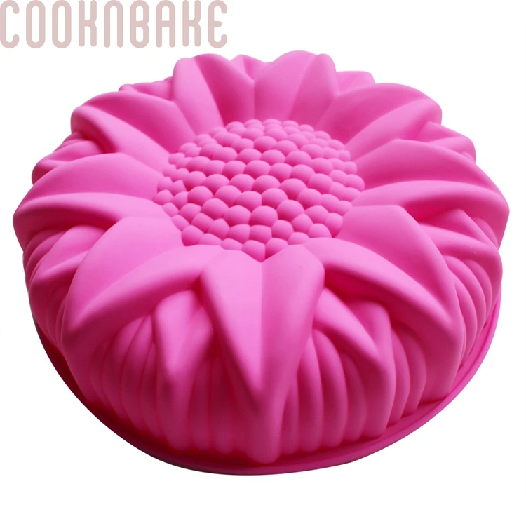COOKNBAKE DIY силиконовая форма для десерта Формы Большой Подсолнух Стайлинг кондитерские формы SCM-003-3