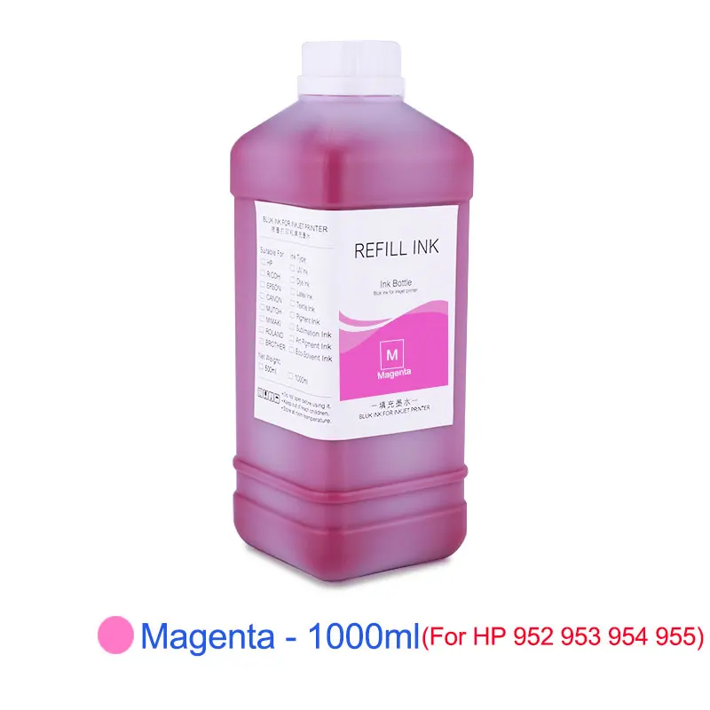 Для hp 952 953 954 955 пигментные чернила для hp Officejet Pro 7740 7730 8210 8710 8715 8718 8720 8725 8730 8740 принтер чернила для hp