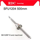Шариковый винт 1204, SFU1204, 500 мм, с одним фланцем 1204, для ЧПУ