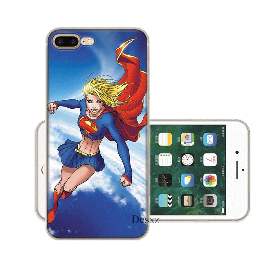 Жесткий чехол Desxz для iPhone 6 6s 7 8 Plus X XR XS Max 5 5S SE Case Wonder Woman Comics | Мобильные телефоны и