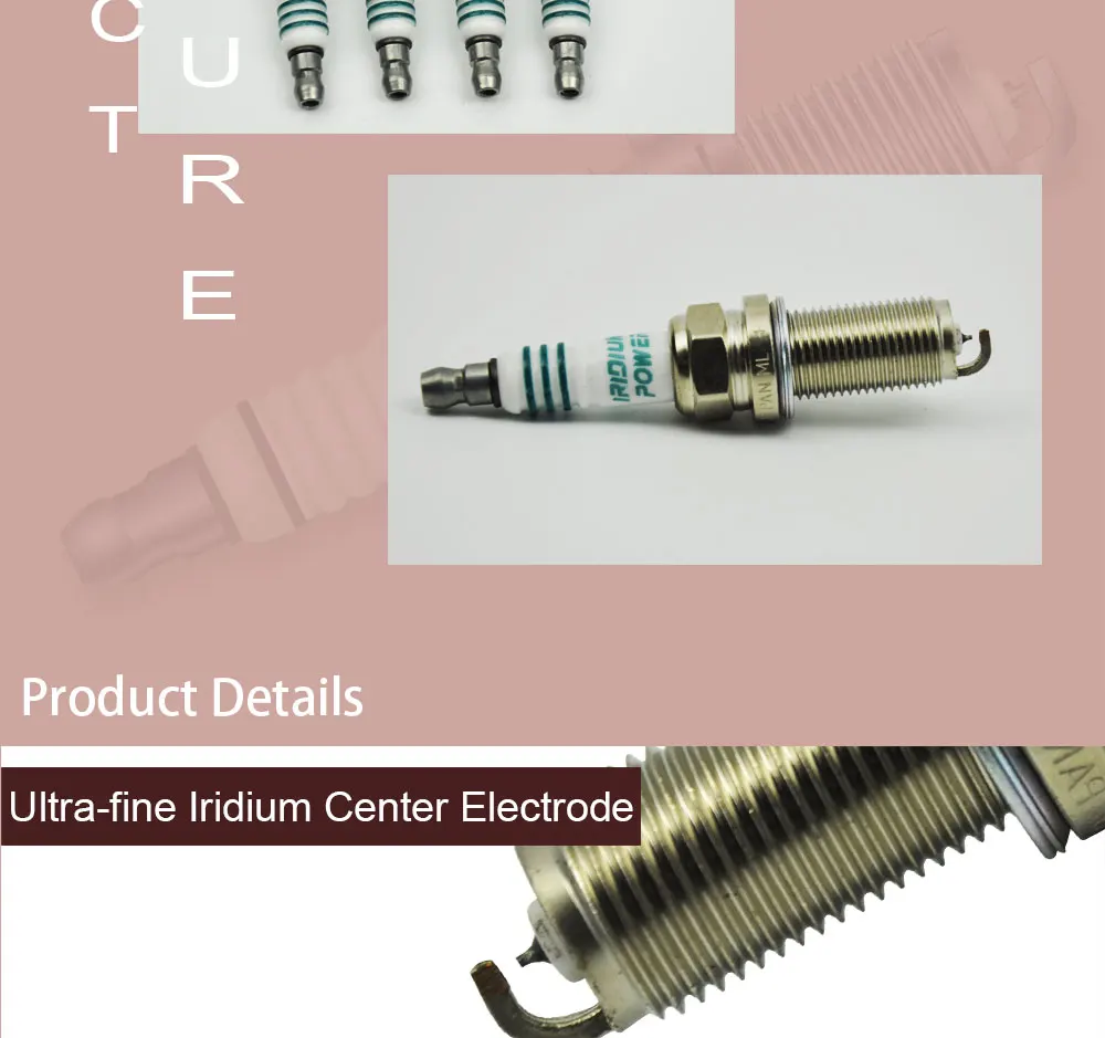 4 шт./лот IKH16 5343 Iridium Power свечи зажигания для Nissan Renault peugeot IKH16-5343