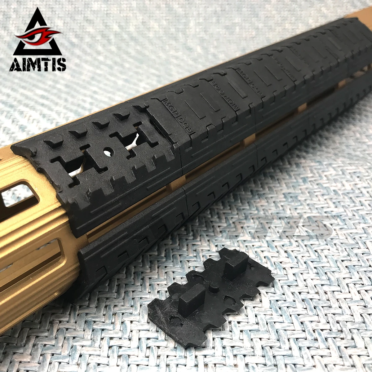 

AIMTIS тактические M-lok рельсовые покрытия панель Mlok слот-система рельсовая панель 10 комплектов для монтажа системы M-Lok
