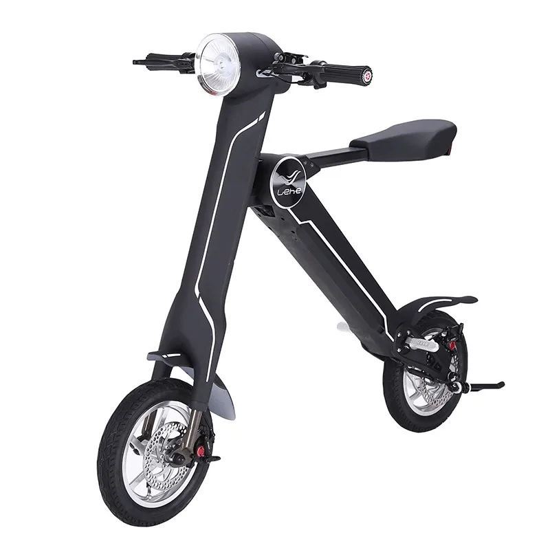 Легкий шаг K1, девять европейских/умных KBike Электрический складной скутер, мотоцикл, концепция - Цвет: 10.4AH
