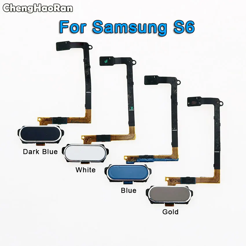 ChengHaoRan домашняя кнопка датчик отпечатков пальцев гибкий кабель для Samsung Galaxy S6 G920F