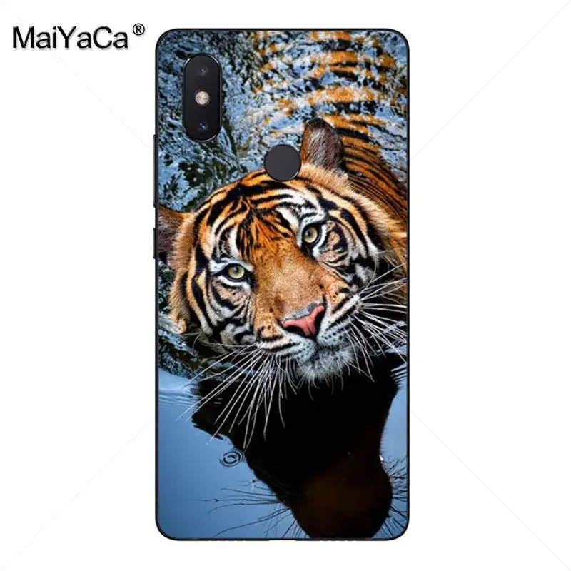 MaiYaCa angry tiger animal Cub новый роскошный модный Чехол для мобильного телефона xiaomi mi 8 se 6