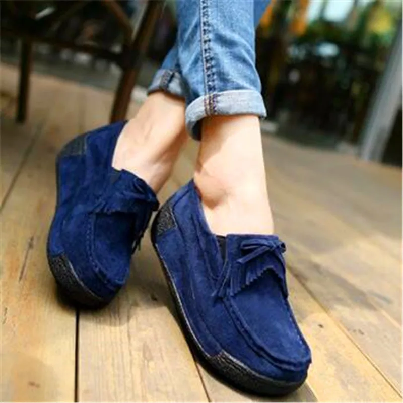 

Autumn, spring and summer hollow fashion platform mother slope with shaking female sponge cake shoes