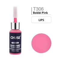 chuse bobbi pink t306 permanent makeup ink lips tattoo ink set microblading pigment professional 12ml 0 4oz