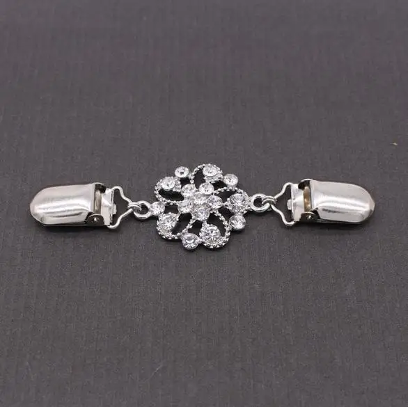 Серебряный цветок узоры Брошь Зажим для свитера шаль Хранитель воротник Пряжка