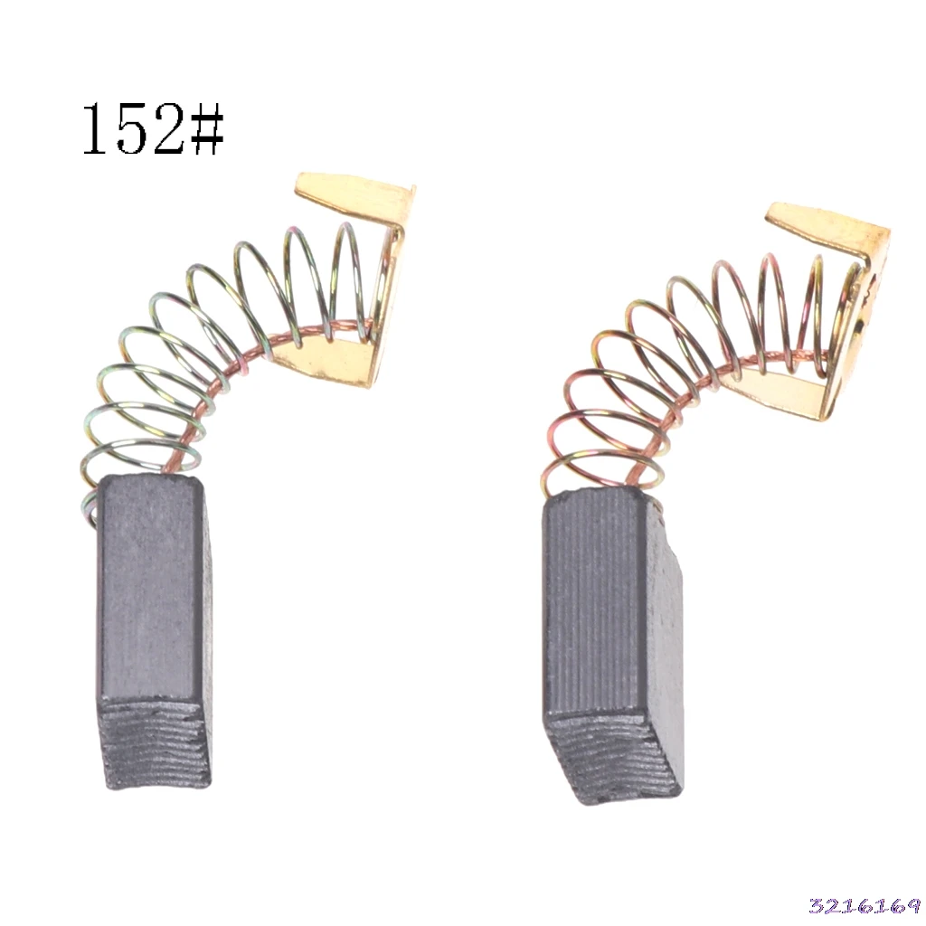 2 шт. электрическая дрель Угольная щетка запасная часть для DEWALT/для BOSCH/для MAKITA Электроинструмент 6X13X17 мм 152
