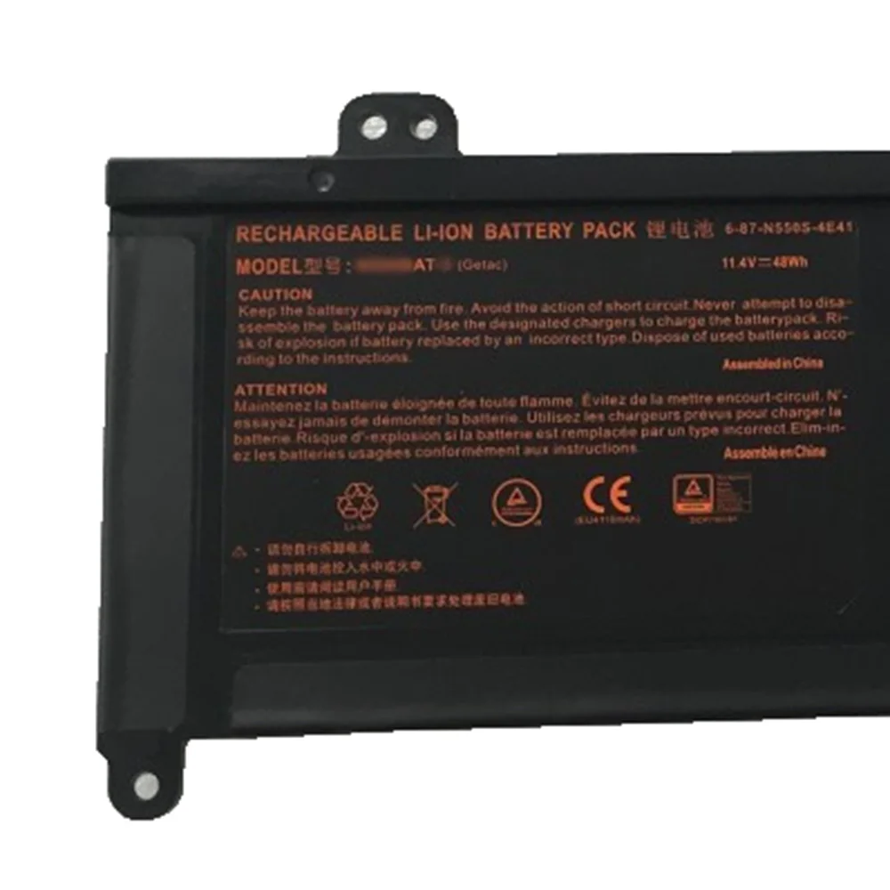 11 4 V 48wh N550BAT-3 оригинальный Аккумулятор для ноутбука Clevo N550RC N550RN/RC N551/RN/RC F57-D1/D2/D3/D4/D5R