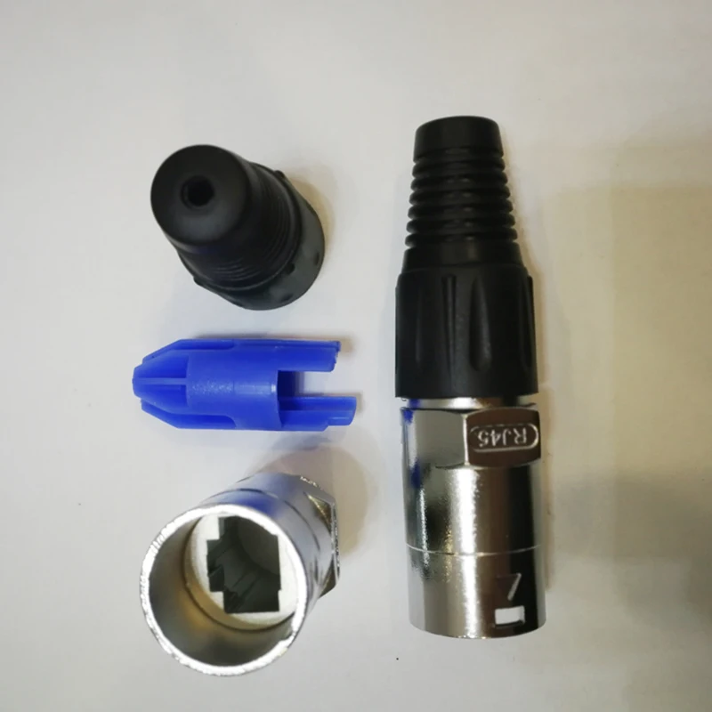 20Pcs/Lot 10Pcs/Lot High quality 3 Pin NE8MC RJ45 Cable End connector heavy Duty Housing | Plug &amp Connectors