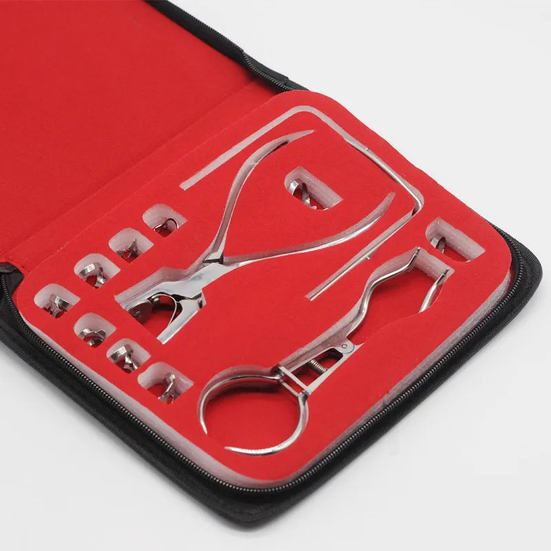 12 шт. перфоратор для отверстий в плотине стоматология щипцы зажимы