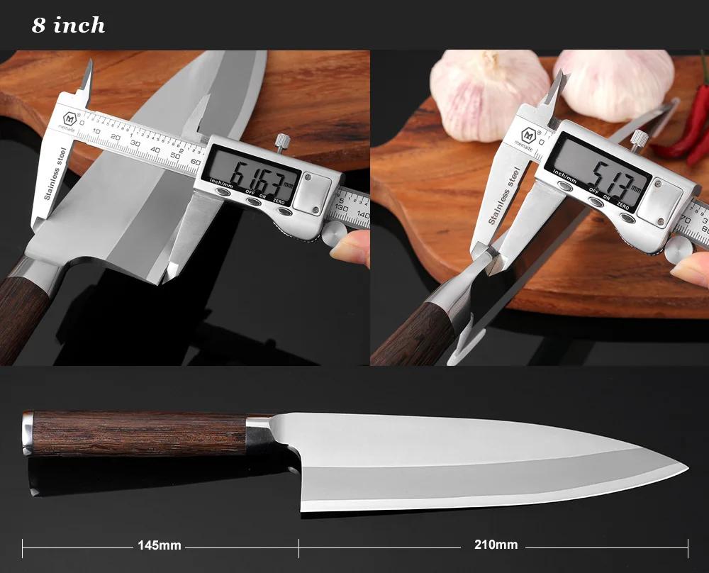 XITUO кухонный нож сырой рыбы филе лосося из нержавеющей стали Япония Santoku поварские ножи Кливер обвалки ножи хорошее качество подарок