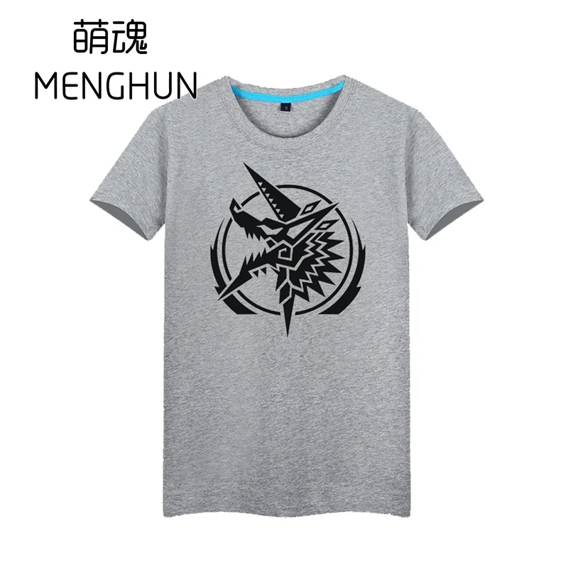 Monster Hunter/футболки для фанатов игр с изображением героев мультфильма Охотник за