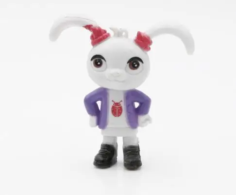 1 шт. мультфильм Bing Bunny Фигурки ПВХ модель милый кролик панда слон животное ребенок подарок игрушка - Цвет: 1 pcs