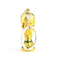 Hot sale fashion New Trophy Design Keychain For Football Fans Free DHL Shipping 50pcs/lot Made of Resin Latest Keyring for Gift