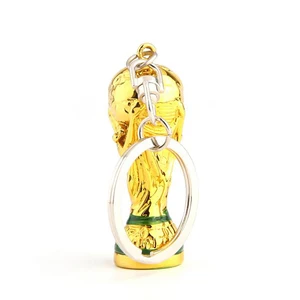 hot sale fashion new trophy design keychain for football fans free dhl shipping 50pcslot made of resin latest keyring for gift free global shipping