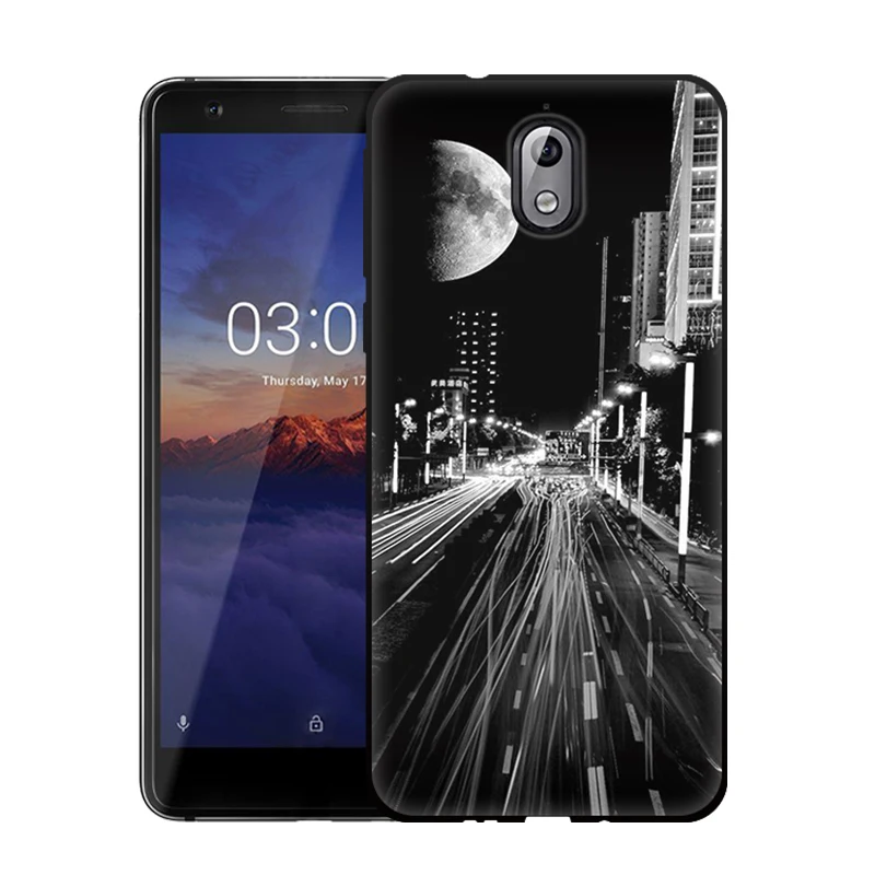 Мягкий силиконовый чехол JURCHEN для телефона Nokia 3 1 с милым мультяшным 3d рисунком