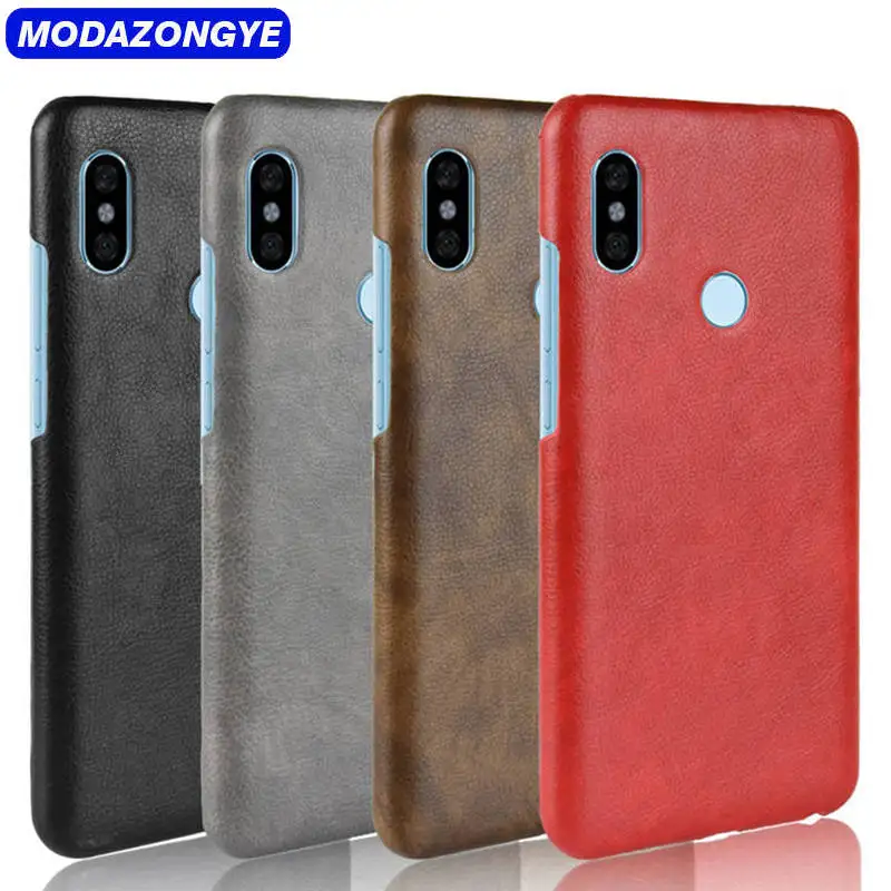 Глобальная версия Xiaomi Redmi Note 5 Чехол Snapdragon 636 ретро Жесткий PU кожаный чехол для