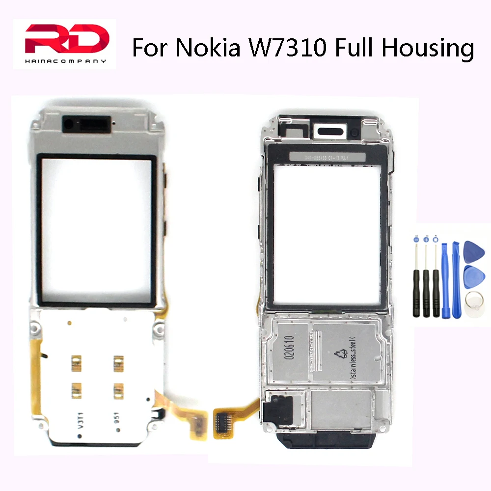 W7310 металлический полный корпус чехол для Nokia w7310 классический 7310 с клавиатурой