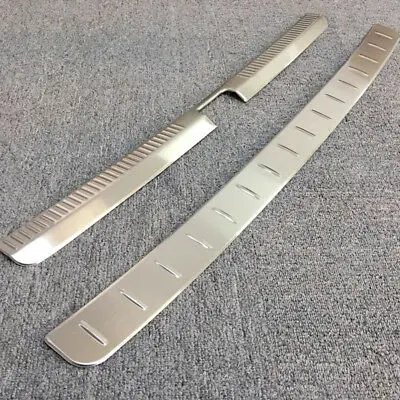 Stainless Outer + Inner Rear Sill Bumper Cover Plate 2pcs for Toyota Camry 2018 | Автомобили и мотоциклы