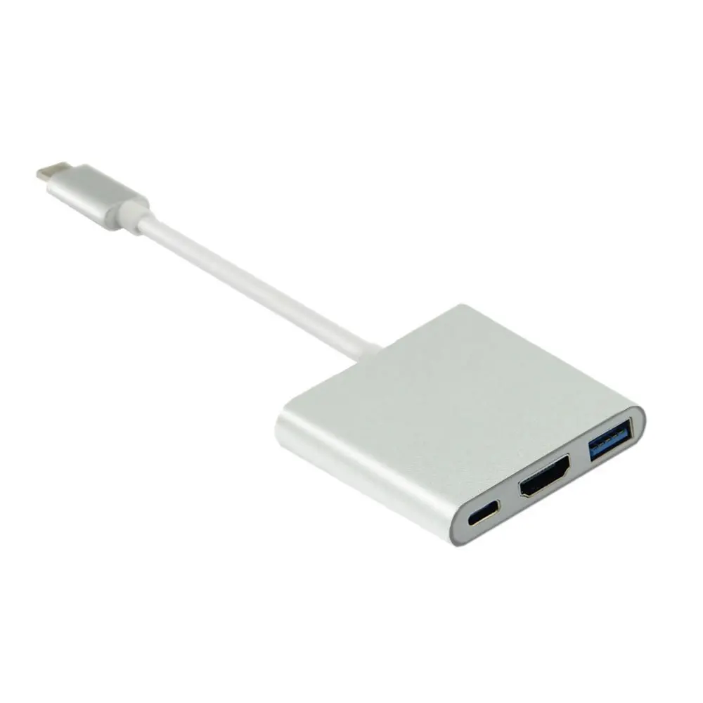 USB 3 1 Type-C к HDMI адаптер 4K 0 концентратор с зарядным портом для Apple Новый Macbook Chromebook Pixel
