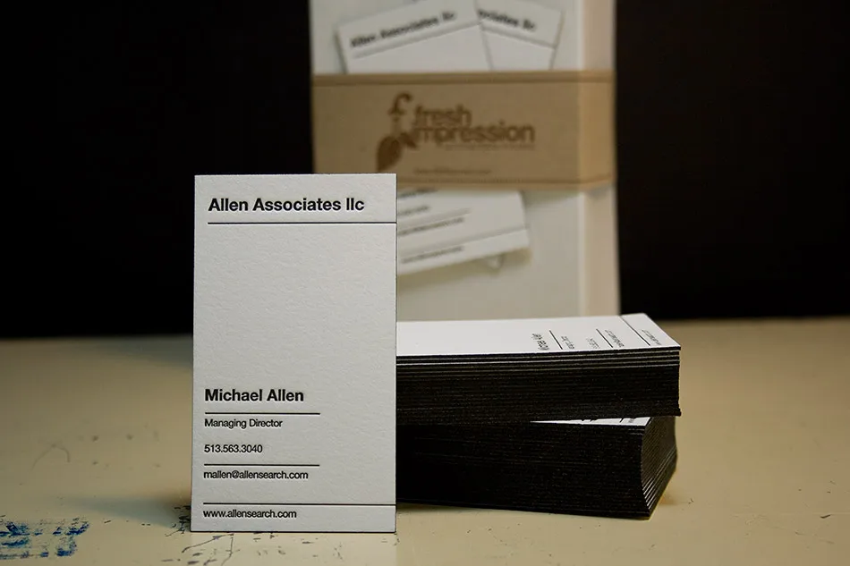 high quality edge printed special paper cotton material printing card,cotton paper printing business cards