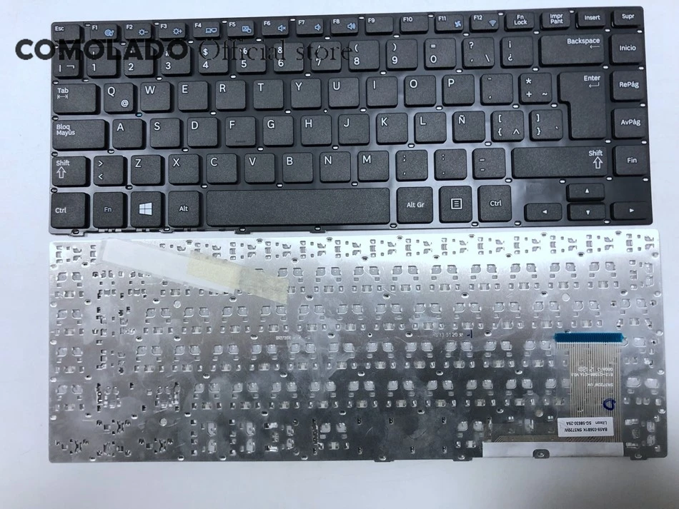 LA латинская Клавиатура для ноутбука Samsung 370R4E 370R4V 450R4E 450R4V 470R4E 470R4V NP370R4E NP450R4E черно