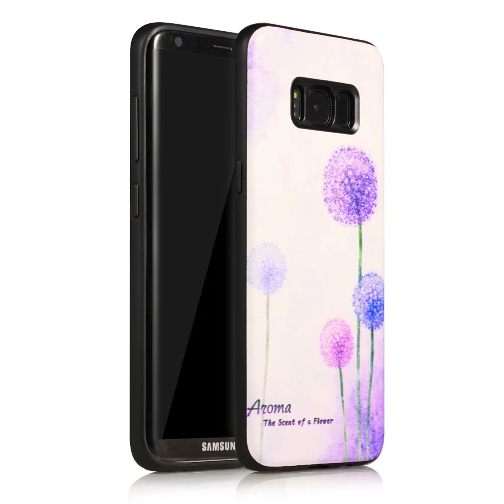 Лабиринт для Samsung Galaxy S8 Красочные Окрашенные телефона чехол Фиолетовый Одуванчик