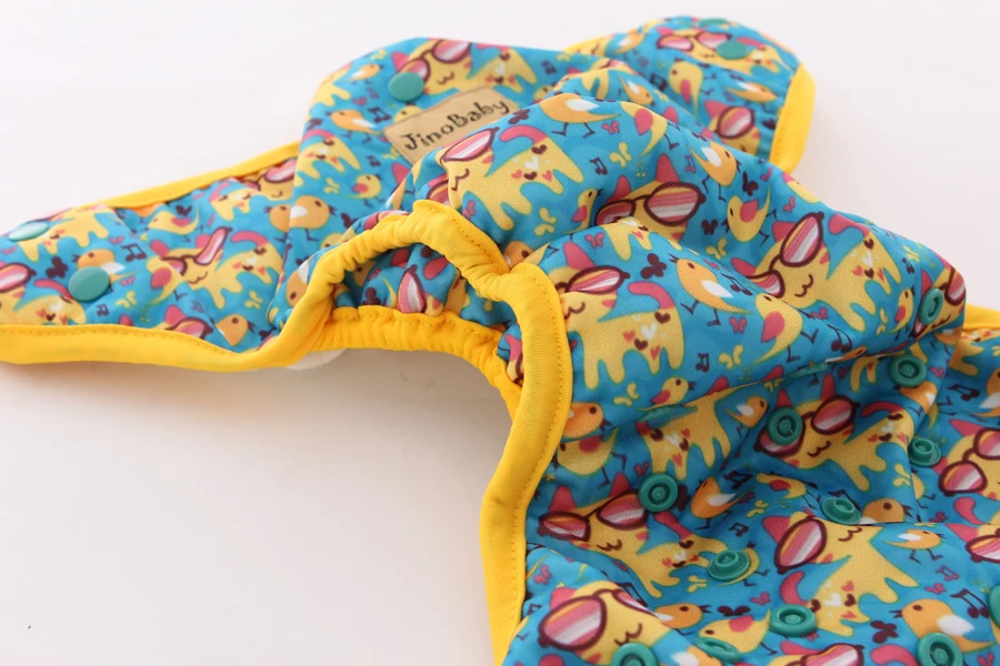 Jinobaby многоразовые детских подгузников из бамбука уходу за ребенком карманные