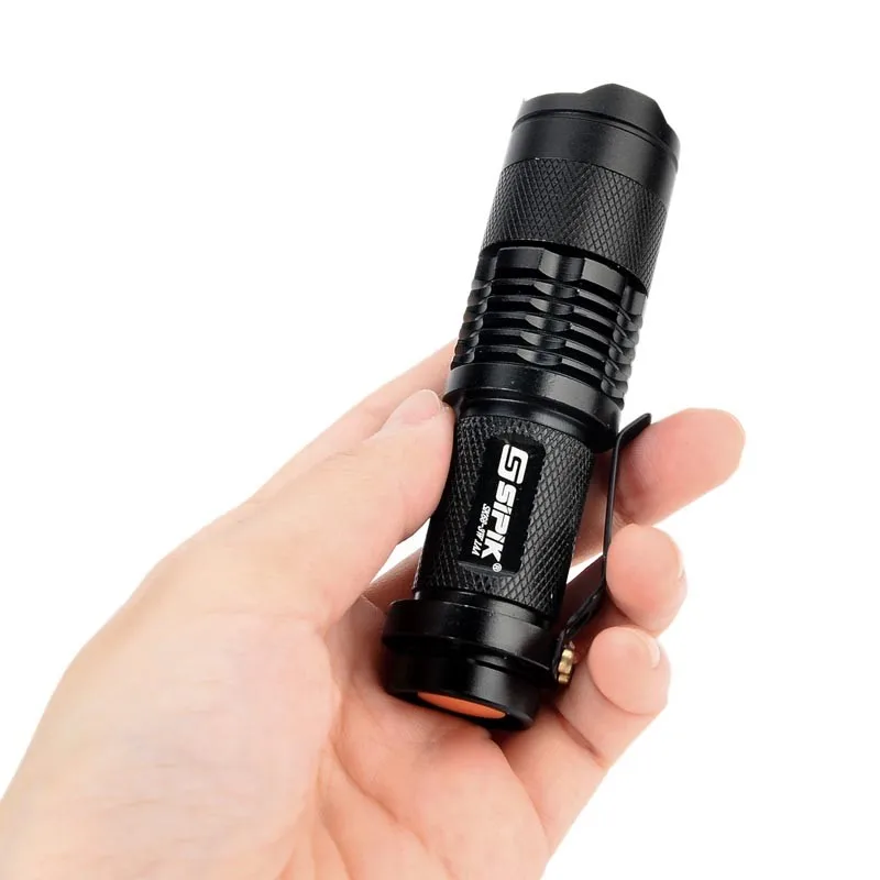 SIPIK SK68 1 Mode Белый светильник XR E Q5 Светодиодный лампа масштабируемый светодиодный