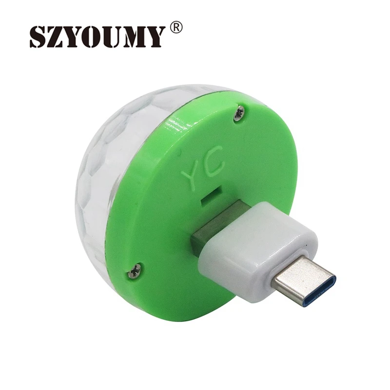 SZYOUMY микрофон USB Разноцветный свет мини красочные украшения с неоновым светом