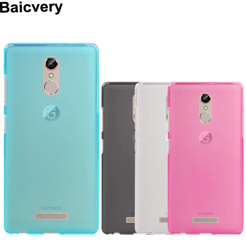 Мягкий резиновый матовый чехол из ТПУ Для Gionee S6S красочный для высокое
