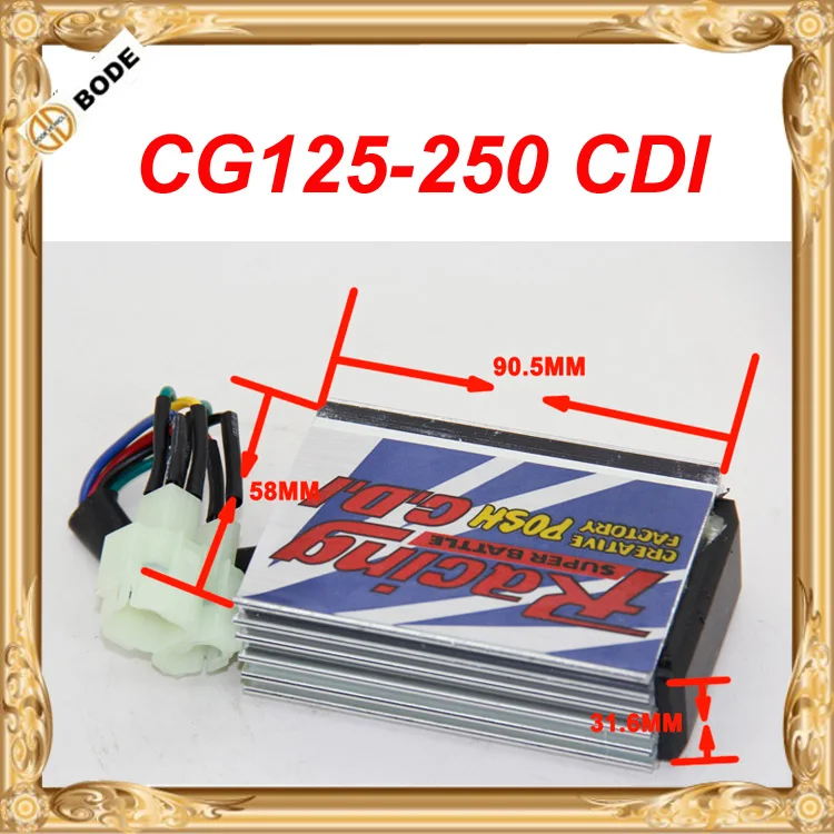 Гоночный AC 6 контактов CDI подходит для CG125 CG150 CG250cc детали двигателя (BD