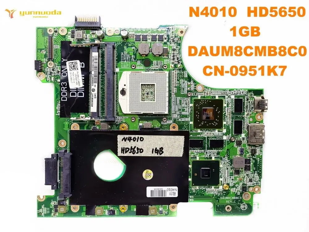 Оригинальная материнская плата для ноутбука DELL N4010 HD5650 1 ГБ DAUM8CMB8C0 CN 0951K7