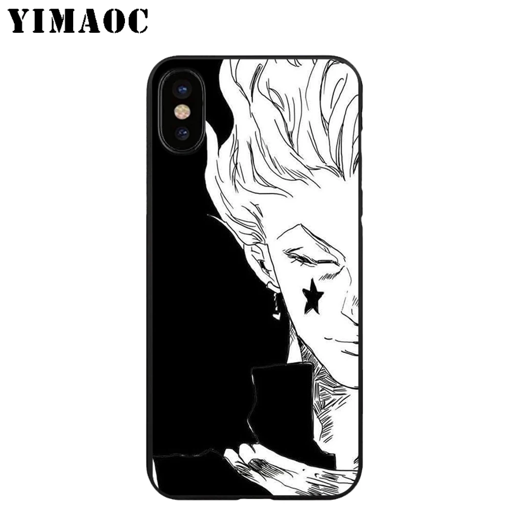 YIMAOC Охотник х киллуа Мягкий ТПУ Черный силиконовый чехол для iPhone X или 10 8 7 6 6S Plus 5 5S