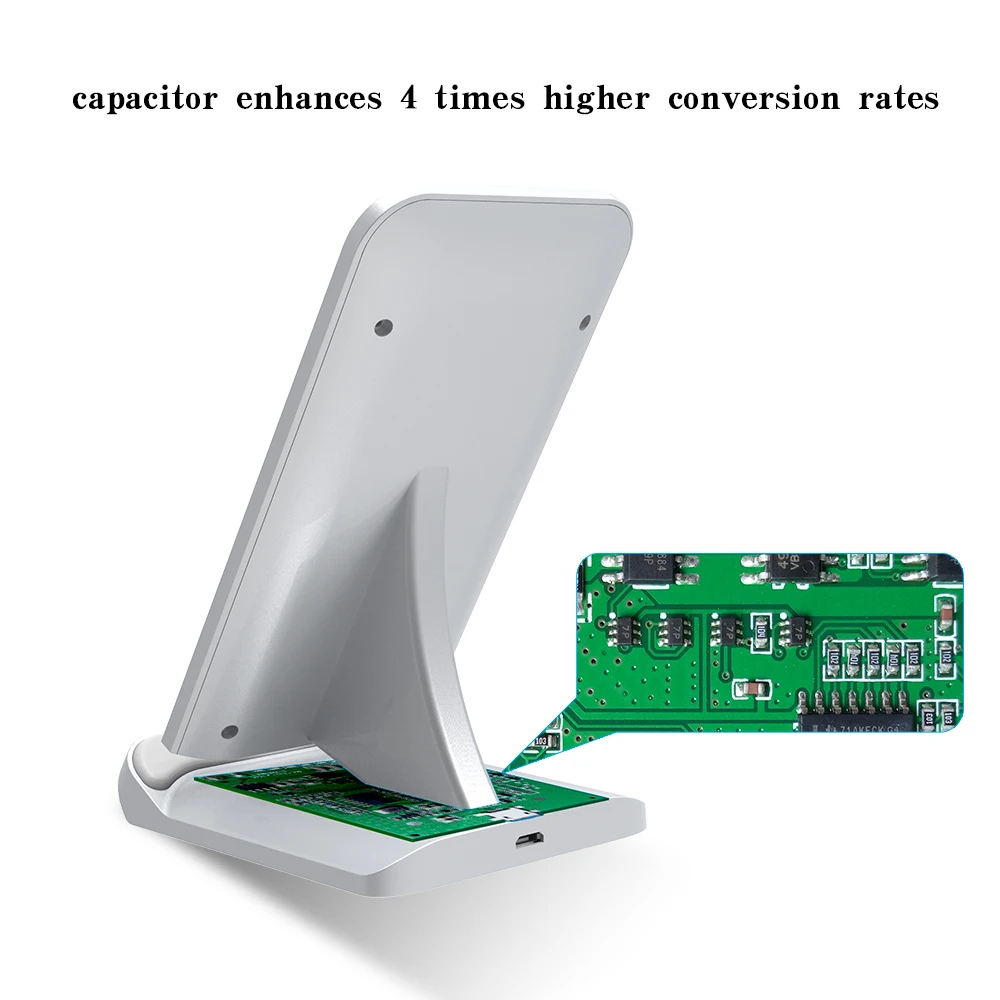 IONCT быстрое Qi Беспроводное зарядное устройство для samsung S8 S9 S10 для iPhone 6 6s 7 8 plus X XR XS MAX Беспроводная подставка для мобильного телефона