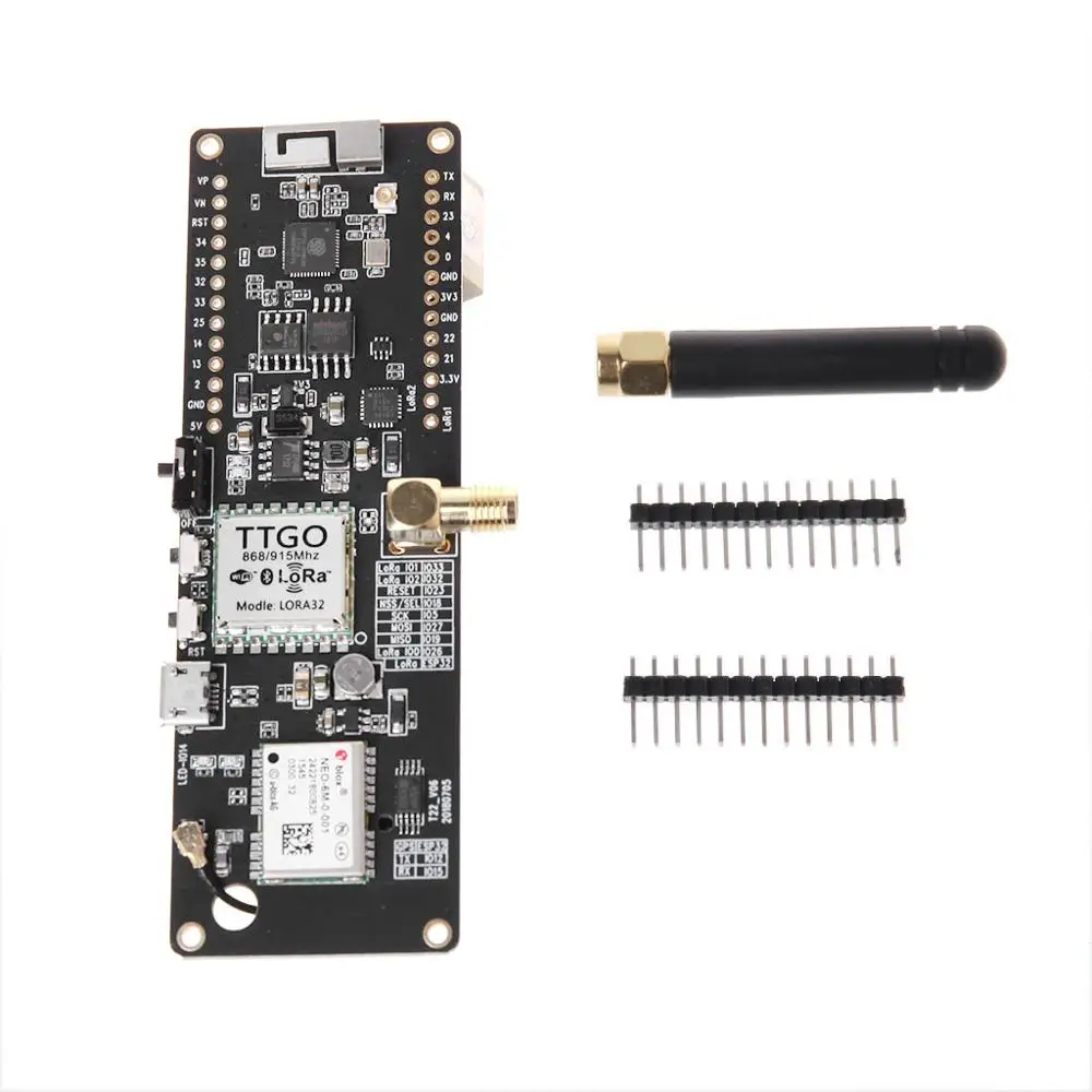 915MHz T-Beam ESP32 868/915 МГц WiFi беспроводной Bluetooth модуль gps NEO-6M SMA LORA плата интегральные схемы xianjia25usd - Цвет: 915MHz
