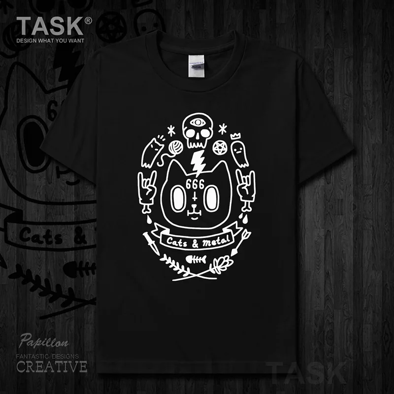 Футболка мужская с забавным принтом хлопок круглый вырез короткий рукав