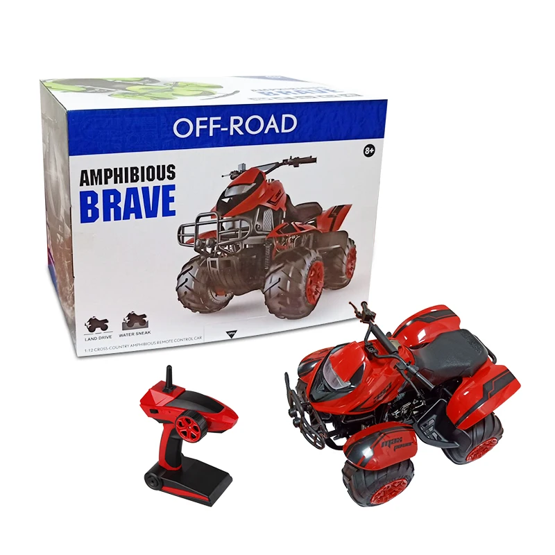 Радиоуправляемый джип 2 4 г удаленного Управление амфибия Пляж мотоцикл беговые