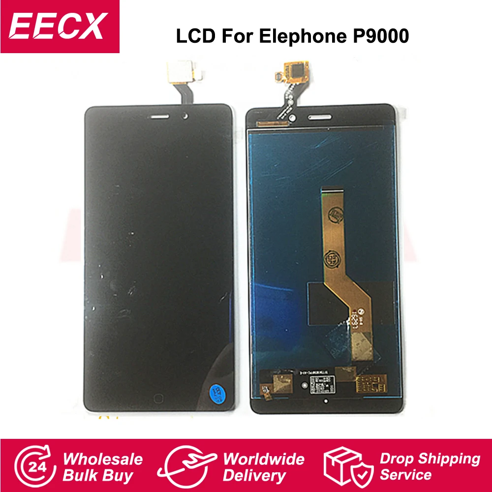 Оригинальный дисплей P9000 для Elephone ЖК P9000D экран с сенсорным экраном дигитайзер в