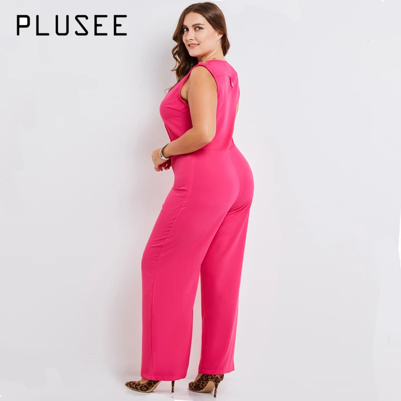 Женский Длинный комбинезон с V образным вырезом без рукавов|bodysuits fashion|fashion
