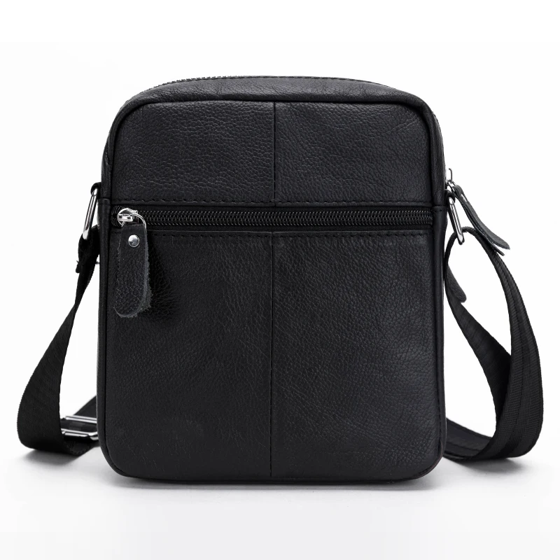 Высококачественная мужская деловая сумка мессенджер из натуральной воловьей