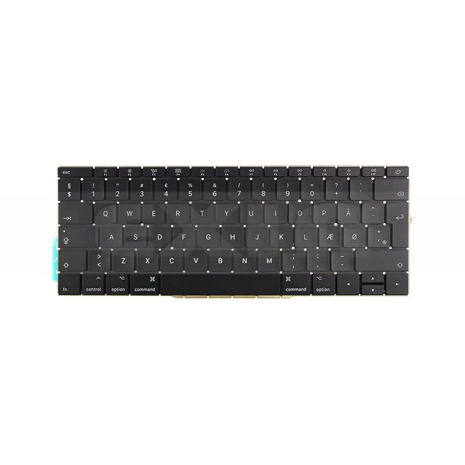 Оригинальная Новинка для Macbook Pro 13 3 &quotRetina A1708 Датская клавиатура с подсветкой 2016