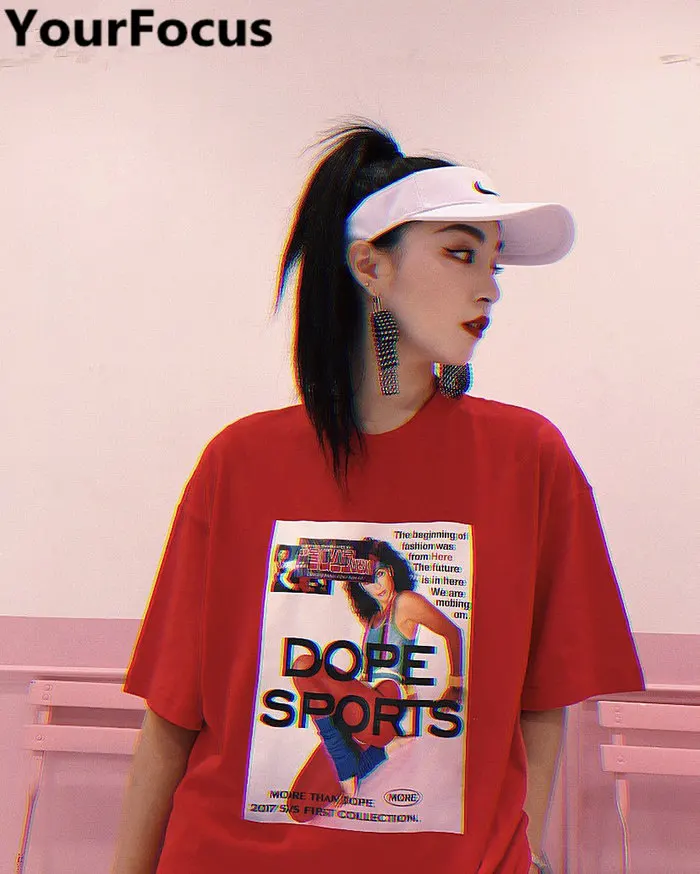 Женская футболка с коротким рукавом и круглым вырезом свободного покроя | одежда