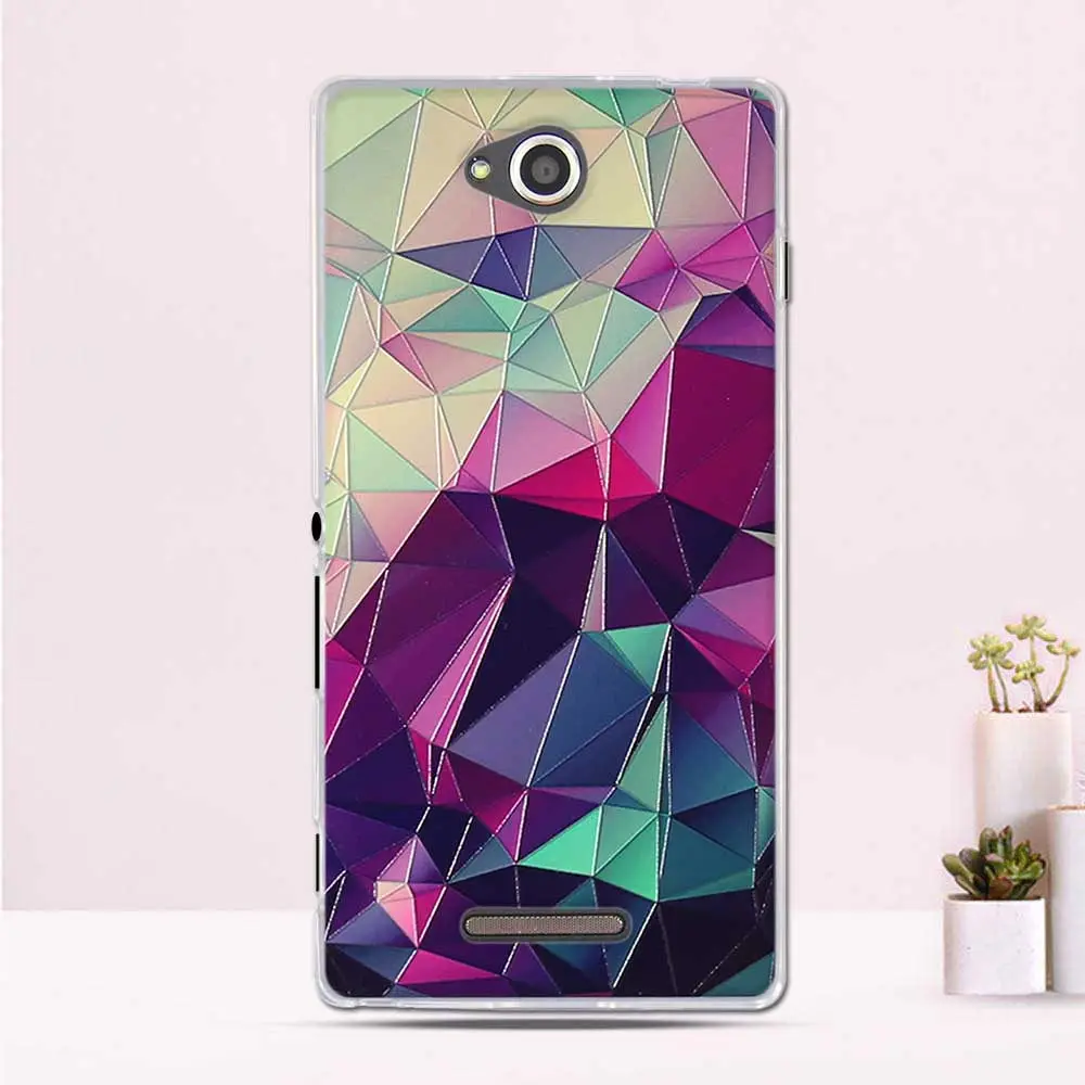 Чехол для телефона sony Xperia C S39H C2305 чехол 5," бампер для sony Xperia C2305 C 2305 чехол Силиконовые мягкие чехлы из ТПУ на заднюю панель - Цвет: 4