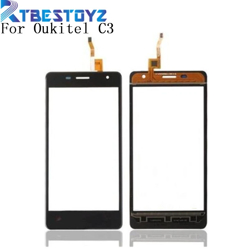 RTBESTOYZ 5 0 &quotсенсорный экран Переднее стекло объектив для Oukitel C3 Сенсорная панель