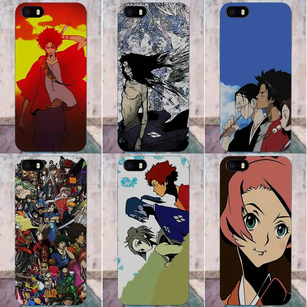 Samurai Champloo аниме для Apple iPhone 4 4S 5 5C SE 6 6S 7 8 Plus X LG G3 G4 G5 G6 K4 K7 K8 K10 V10 V20 TPU Чехлы Capa|Бамперы|